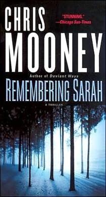 Thriller book cover with eerie forest
